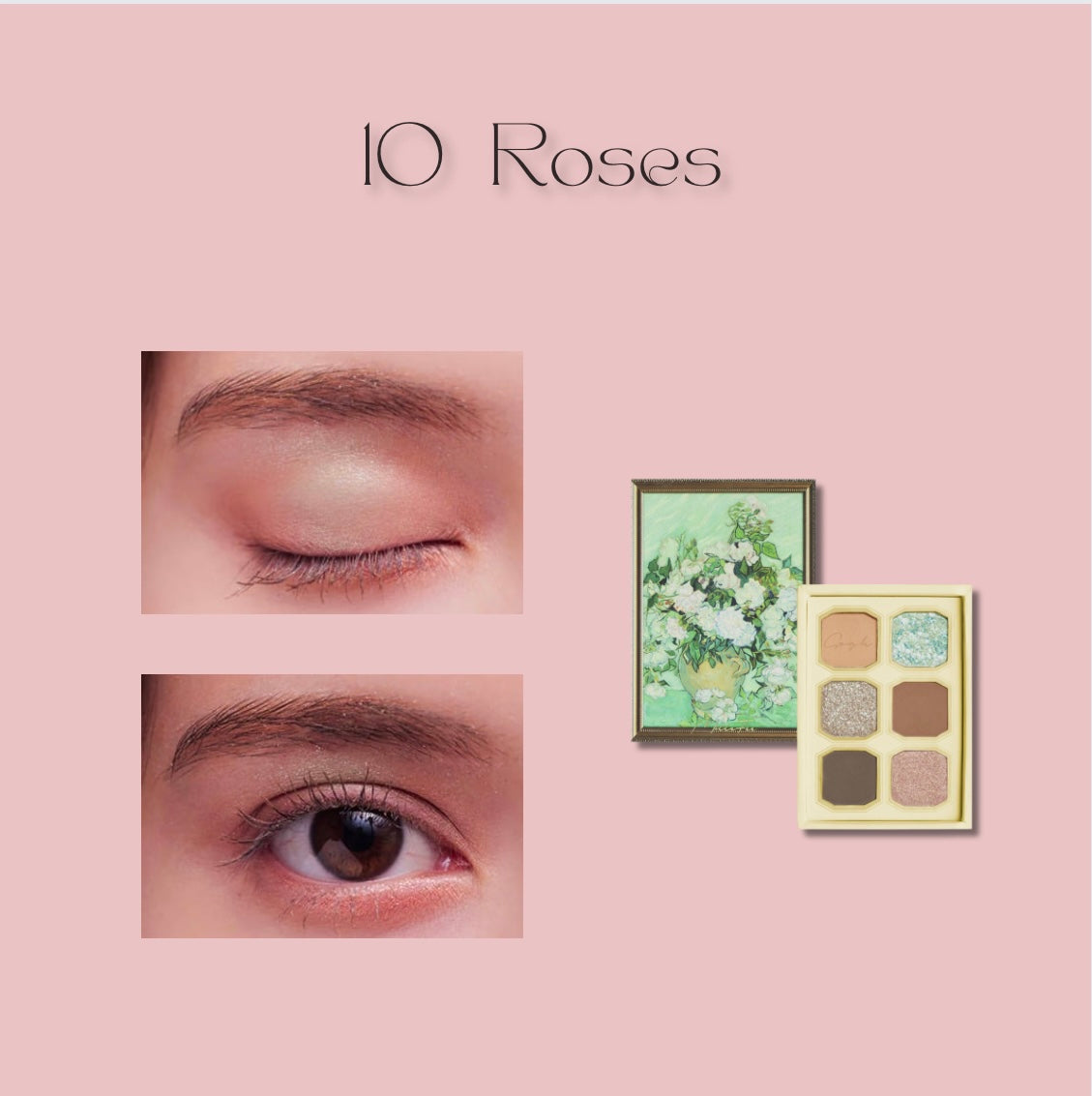 Palette Millefée 10 Roses